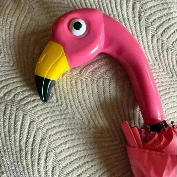 Flamingo Umbrella Foldable Cute Design Umbrella - Picture 5 of 13